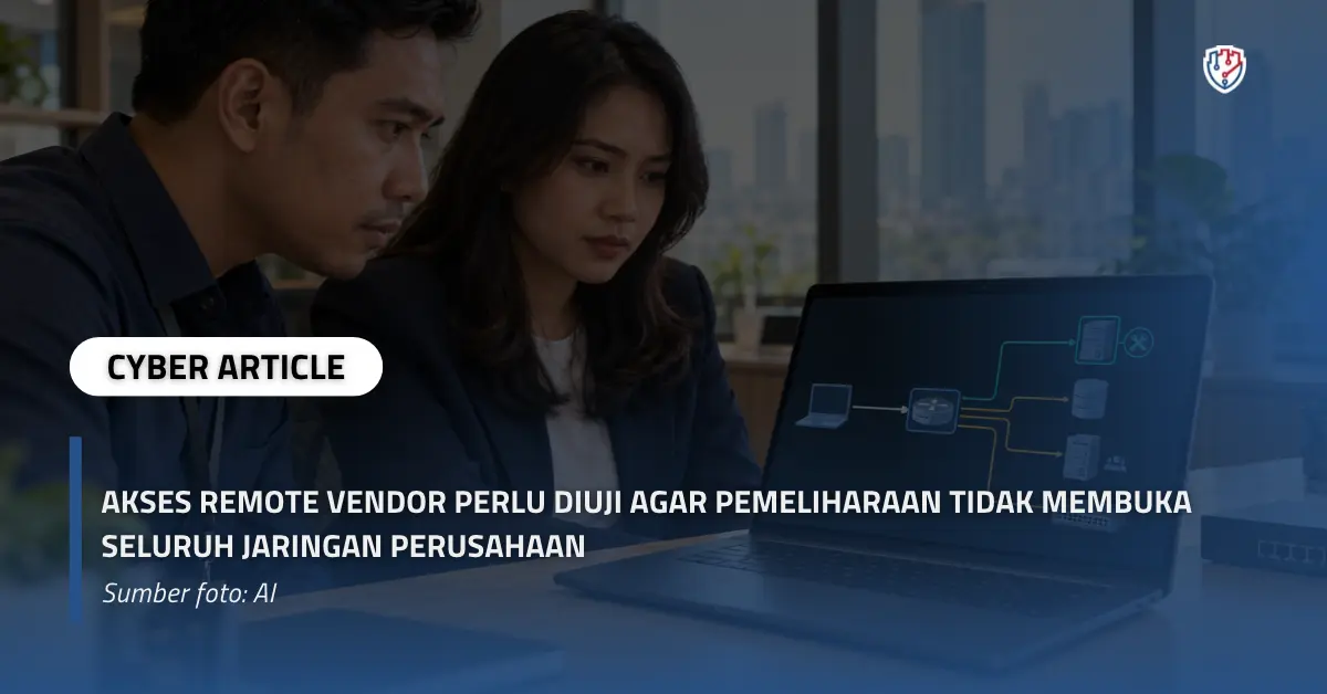 Akses Remote Vendor Perlu Diuji agar Pemeliharaan Tidak Membuka Seluruh Jaringan Perusahaan.webp