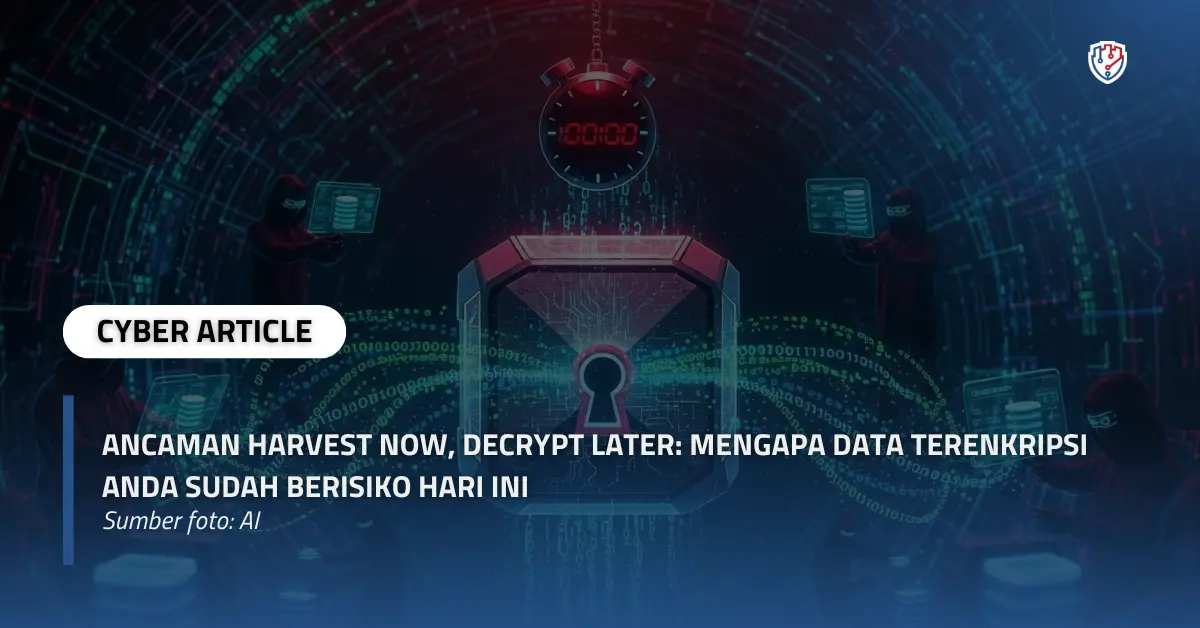 Ancaman Harvest Now, Decrypt Later Mengapa Data Terenkripsi Anda Sudah Berisiko Hari Ini.webp
