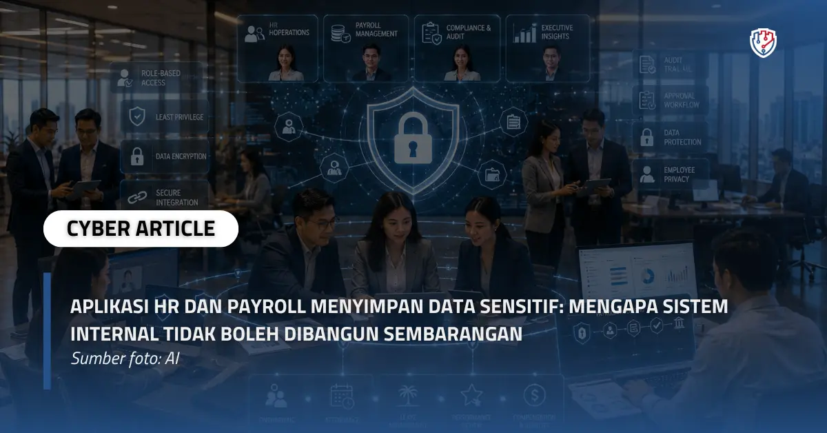 Aplikasi HR dan Payroll Menyimpan Data Sensitif Mengapa Sistem Internal Tidak Boleh Dibangun Sembarangan.webp