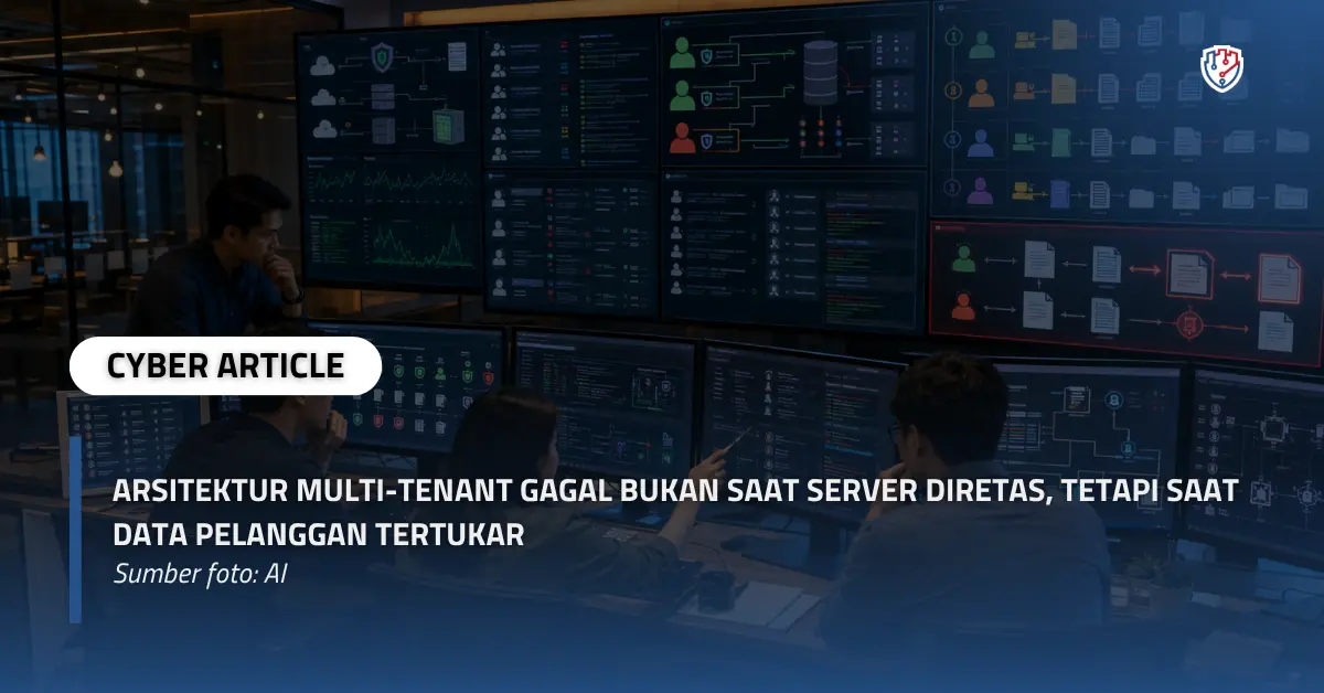 Arsitektur Multi-Tenant Gagal Bukan Saat Server Diretas, tetapi Saat Data Pelanggan Tertukar.webp
