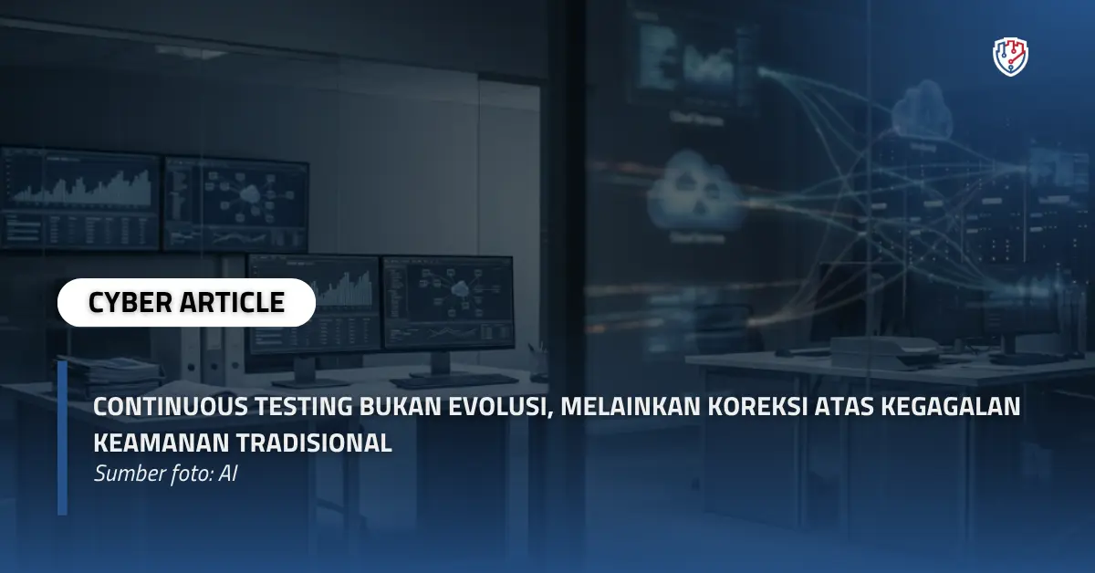 Continuous Testing Bukan Evolusi, Melainkan Koreksi atas Kegagalan Keamanan Tradisional.webp