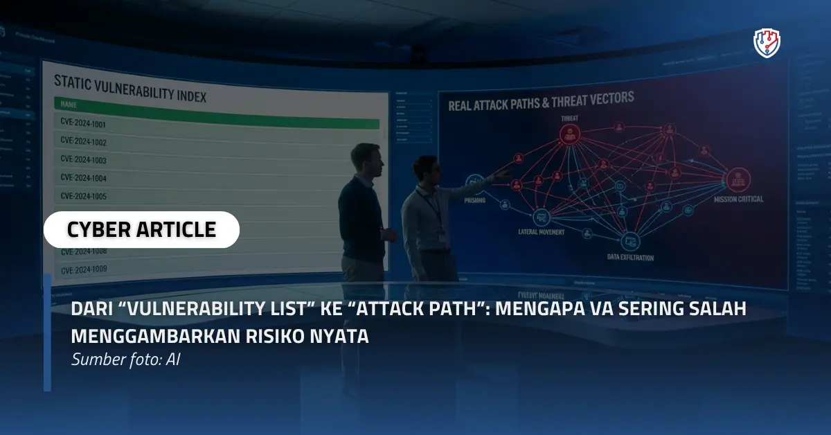 Dari “Vulnerability List” ke “Attack Path” Mengapa VA Sering Salah Menggambarkan Risiko Nyata.webp