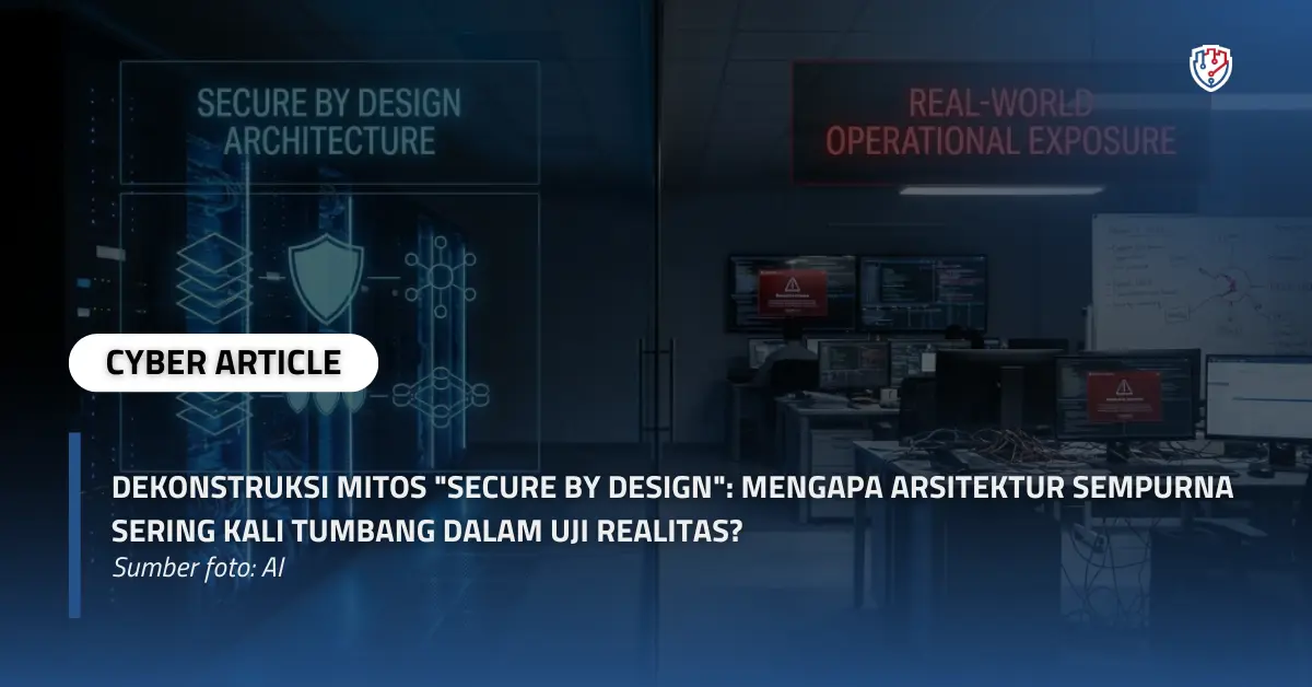 Dekonstruksi Mitos Secure by Design Mengapa Arsitektur Sempurna Sering Kali Tumbang dalam Uji Realitas.webp