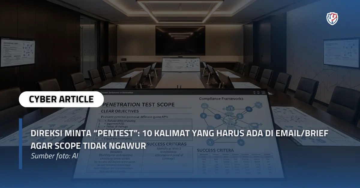 Direksi Minta “Pentest” 10 Kalimat yang Harus Ada di EmailBrief Agar Scope Tidak Ngawur.webp