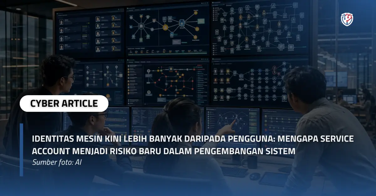 Identitas Mesin Kini Lebih Banyak daripada Pengguna Mengapa Service Account Menjadi Risiko Baru dalam Pengembangan Sistem.webp
