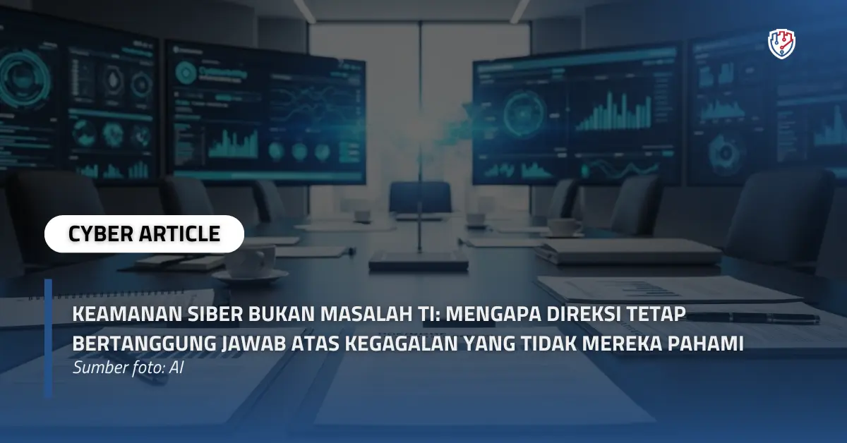 Keamanan Siber Bukan Masalah TI Mengapa Direksi Tetap Bertanggung Jawab Atas Kegagalan yang Tidak Mereka Pahami.webp