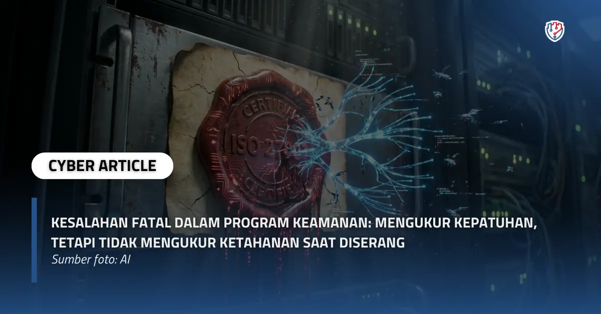 Kesalahan Fatal dalam Program Keamanan Mengukur Kepatuhan, Tetapi Tidak Mengukur Ketahanan Saat Diserang.webp