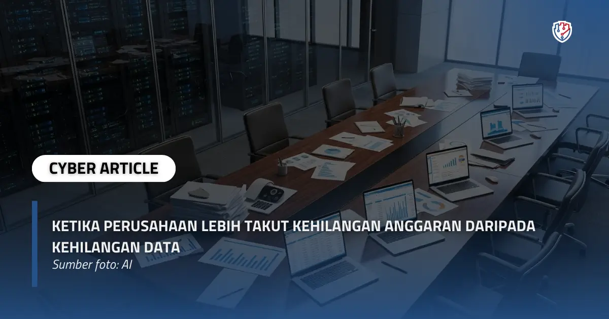Ketika Perusahaan Lebih Takut Kehilangan Anggaran daripada Kehilangan Data.webp