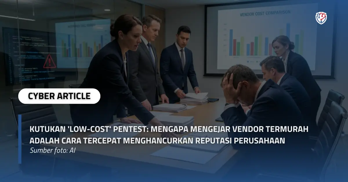 Kutukan 'Low-Cost' Pentest Mengapa Mengejar Vendor Termurah Adalah Cara Tercepat Menghancurkan Reputasi Perusahaan..webp