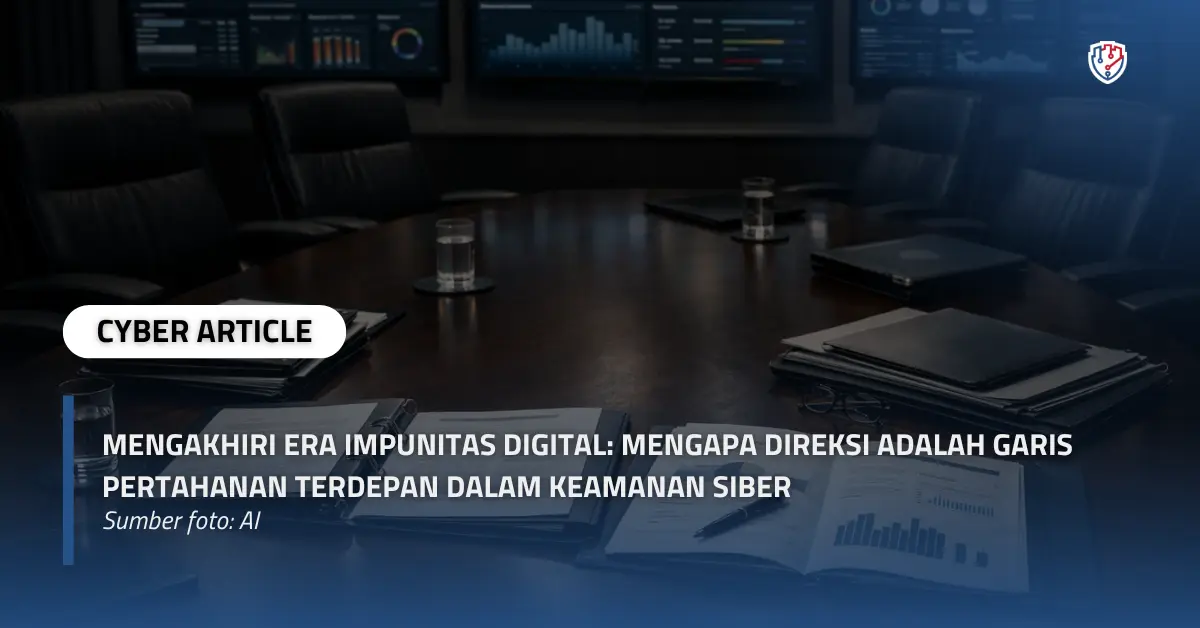 Mengakhiri Era Impunitas Digital Mengapa Direksi Adalah Garis Pertahanan Terdepan dalam Keamanan Siber.webp