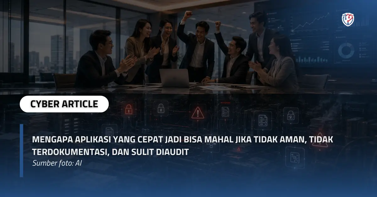 Mengapa Aplikasi yang Cepat Jadi Bisa Mahal jika Tidak Aman, Tidak Terdokumentasi, dan Sulit Diaudit.webp