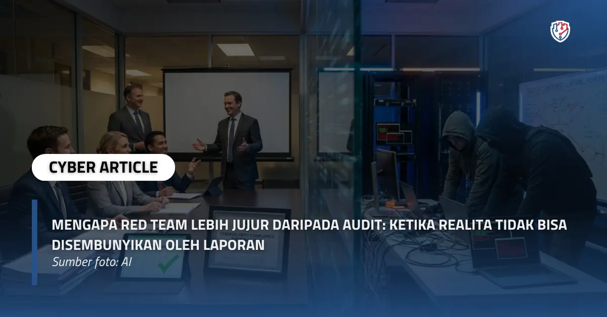 Mengapa Red Team Lebih Jujur daripada Audit Ketika Realita Tidak Bisa Disembunyikan oleh Laporan.webp