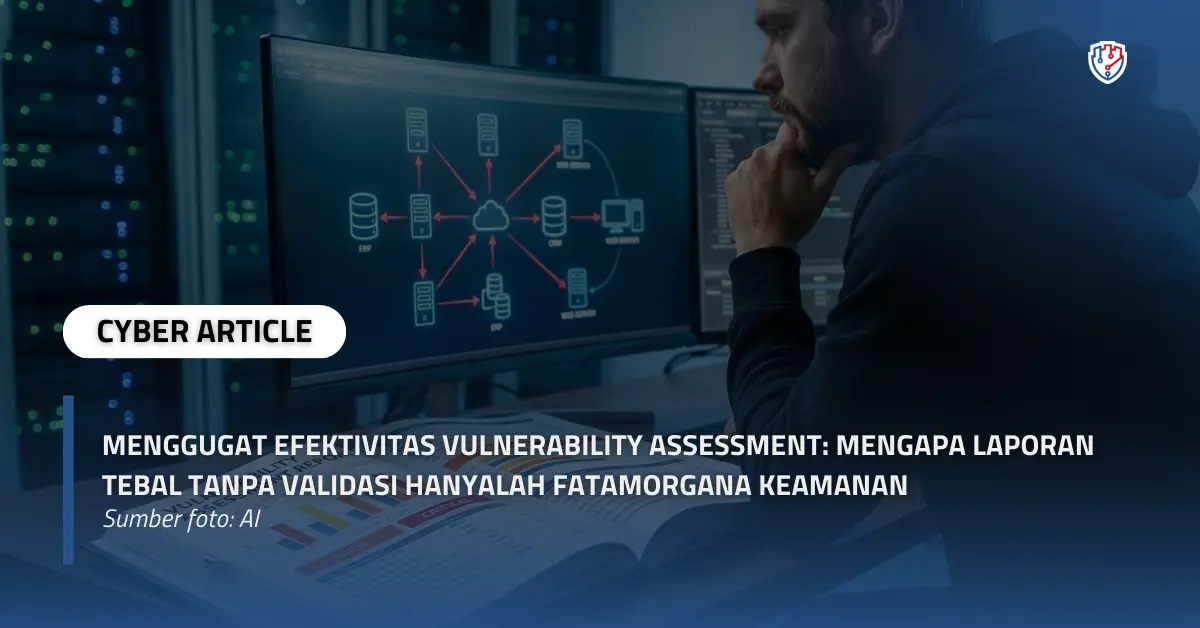 Menggugat Efektivitas Vulnerability Assessment Mengapa Laporan Tebal Tanpa Validasi Hanyalah Fatamorgana Keamanan.webp