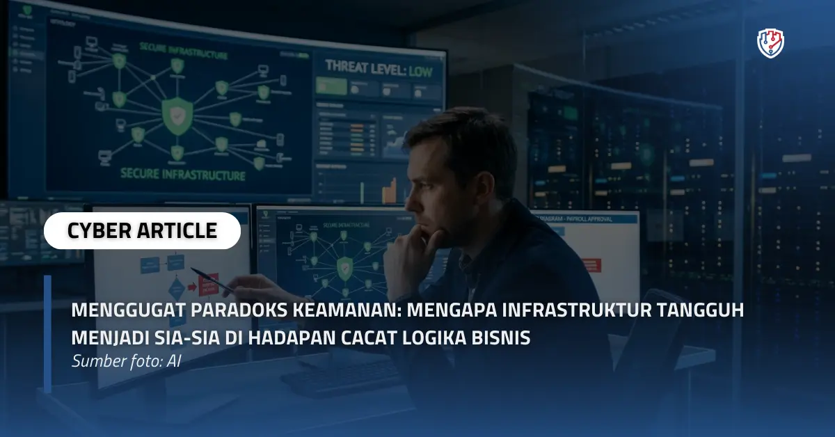 Menggugat Paradoks Keamanan Mengapa Infrastruktur Tangguh Menjadi Sia-Sia di Hadapan Cacat Logika Bisnis.webp