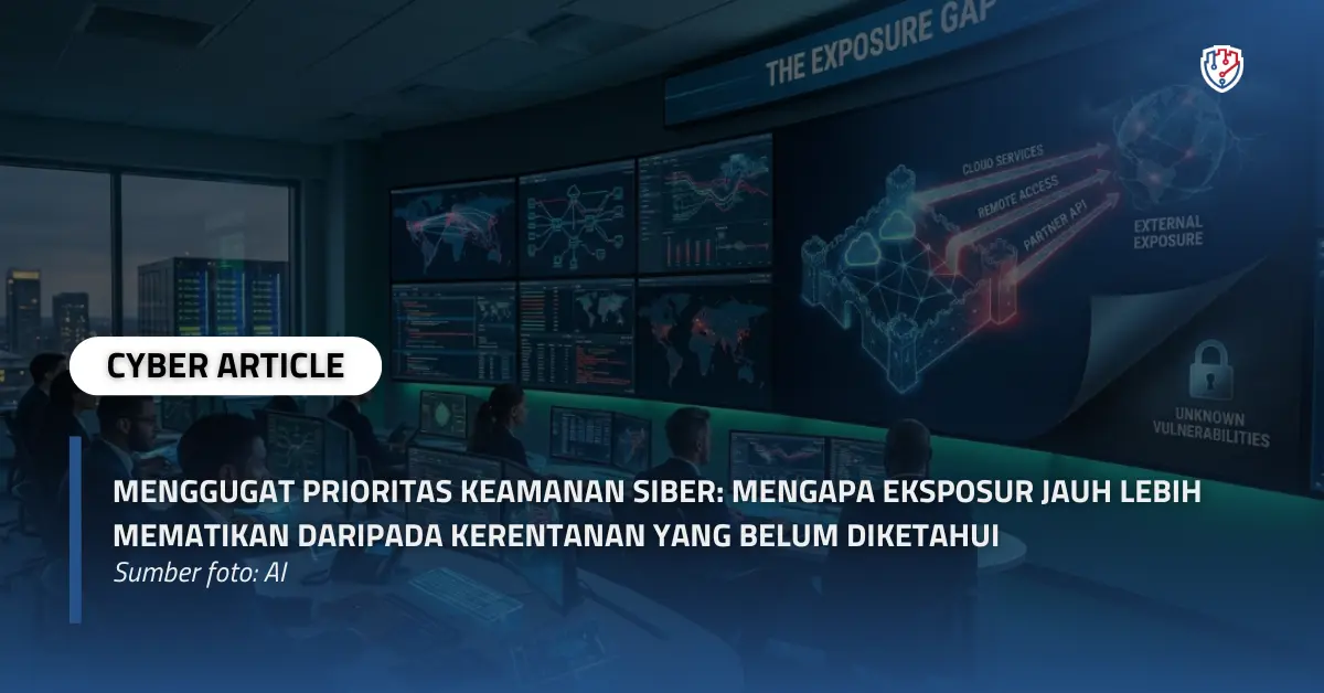 Menggugat Prioritas Keamanan Siber Mengapa Eksposur Jauh Lebih Mematikan daripada Kerentanan yang Belum Diketahui.webp