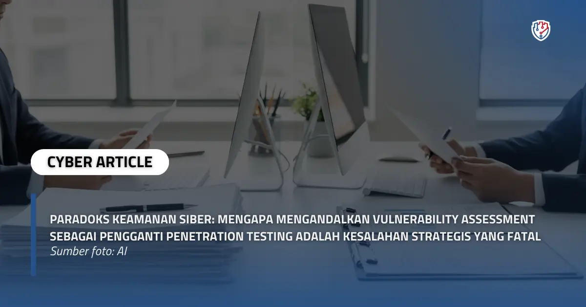Paradoks Keamanan Siber Mengapa Mengandalkan Vulnerability Assessment sebagai Pengganti Penetration Testing Adalah Kesalahan Strategis yang Fatal.webp