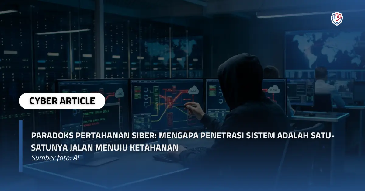 Paradoks Pertahanan Siber Mengapa Penetrasi Sistem Adalah Satu-satunya Jalan Menuju Ketahanan.webp