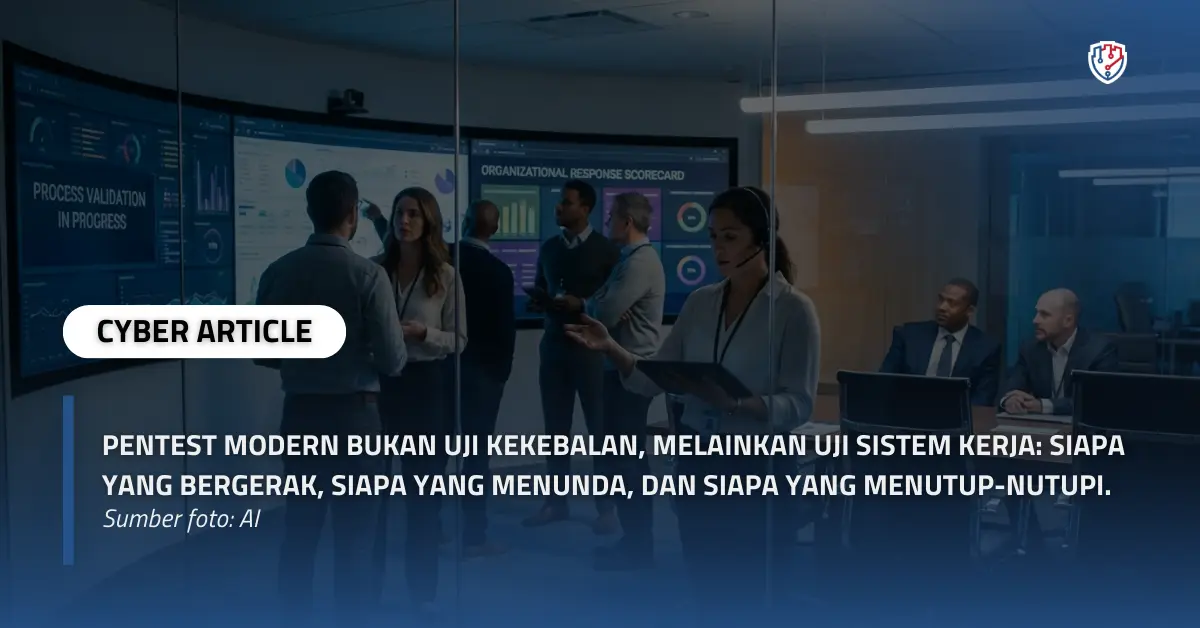 Pentest Modern Bukan Uji Kekebalan, Melainkan Uji Sistem Kerja Siapa yang Bergerak, Siapa yang Menunda, dan Siapa yang Menutup-nutupi..webp