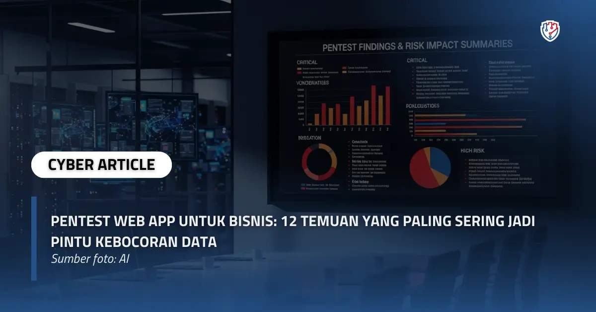 Pentest Web App untuk Bisnis 12 Temuan yang Paling Sering Jadi Pintu Kebocoran Data.webp