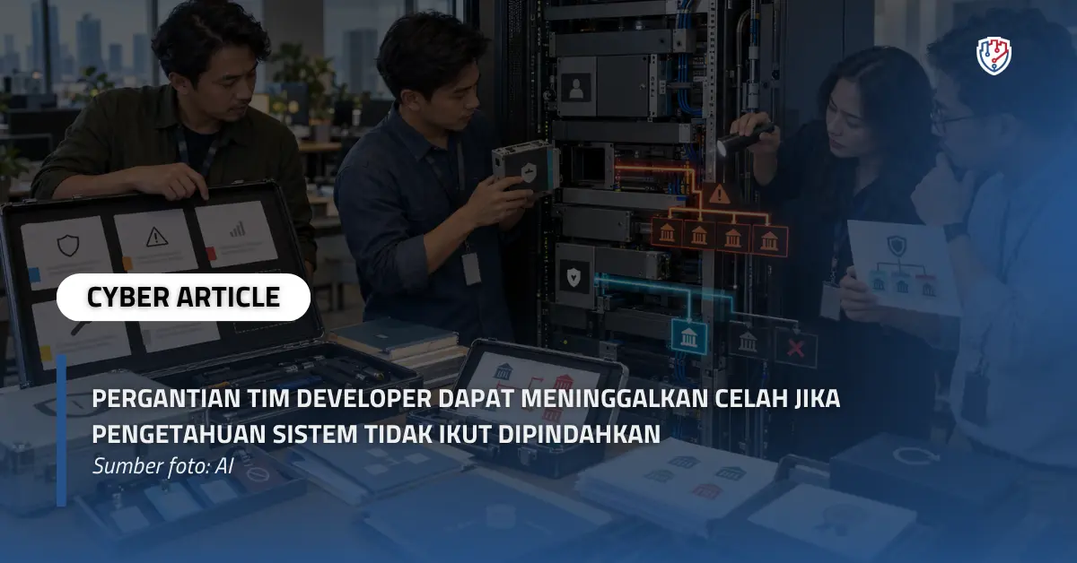 Pergantian Tim Developer Dapat Meninggalkan Celah jika Pengetahuan Sistem Tidak Ikut Dipindahkan.webp