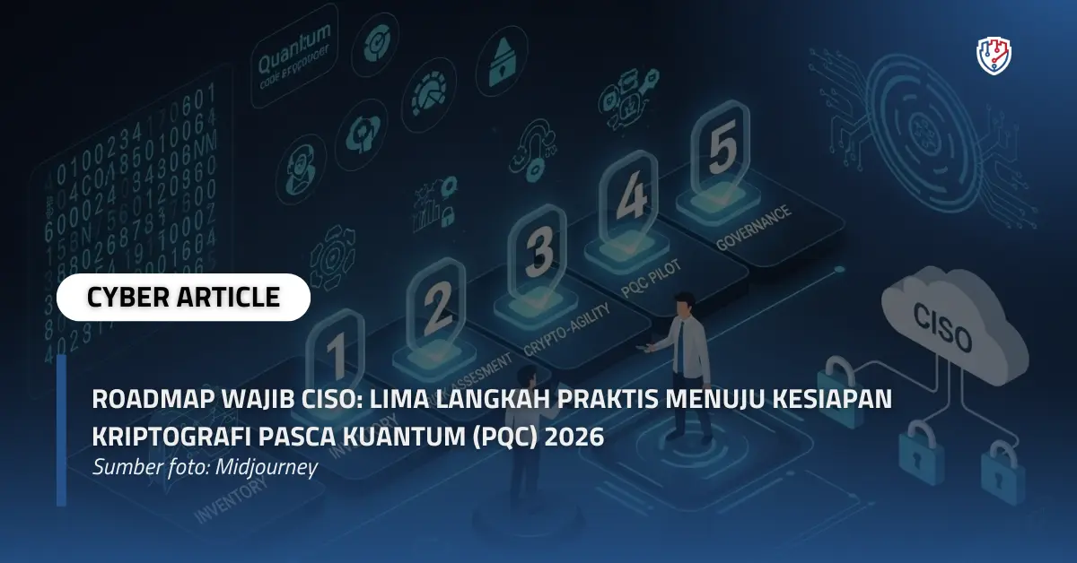 Roadmap Wajib CISO Lima Langkah Praktis Menuju Kesiapan Kriptografi Pasca Kuantum (PQC) 2026.webp