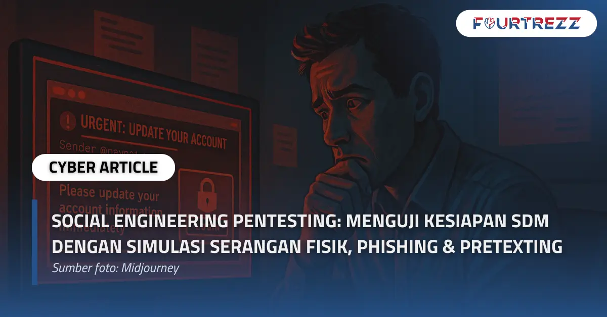 Social Engineering Pentesting Menguji Kesiapan SDM dengan Simulasi Serangan Fisik, Phishing & Pretexting.webp