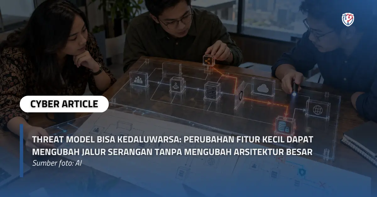 Threat Model Bisa Kedaluwarsa Perubahan Fitur Kecil Dapat Mengubah Jalur Serangan Tanpa Mengubah Arsitektur Besar.webp